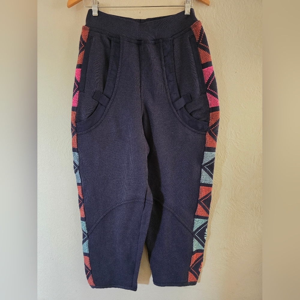 Free People, Team Spirit Pants, Navy Multicolor, Size Small - Picture 4 of 8